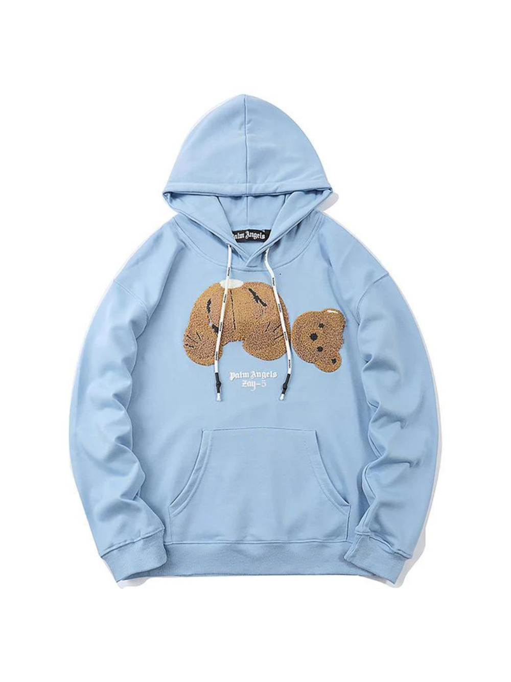 Palm Angels Blue Hoodie The Courtside