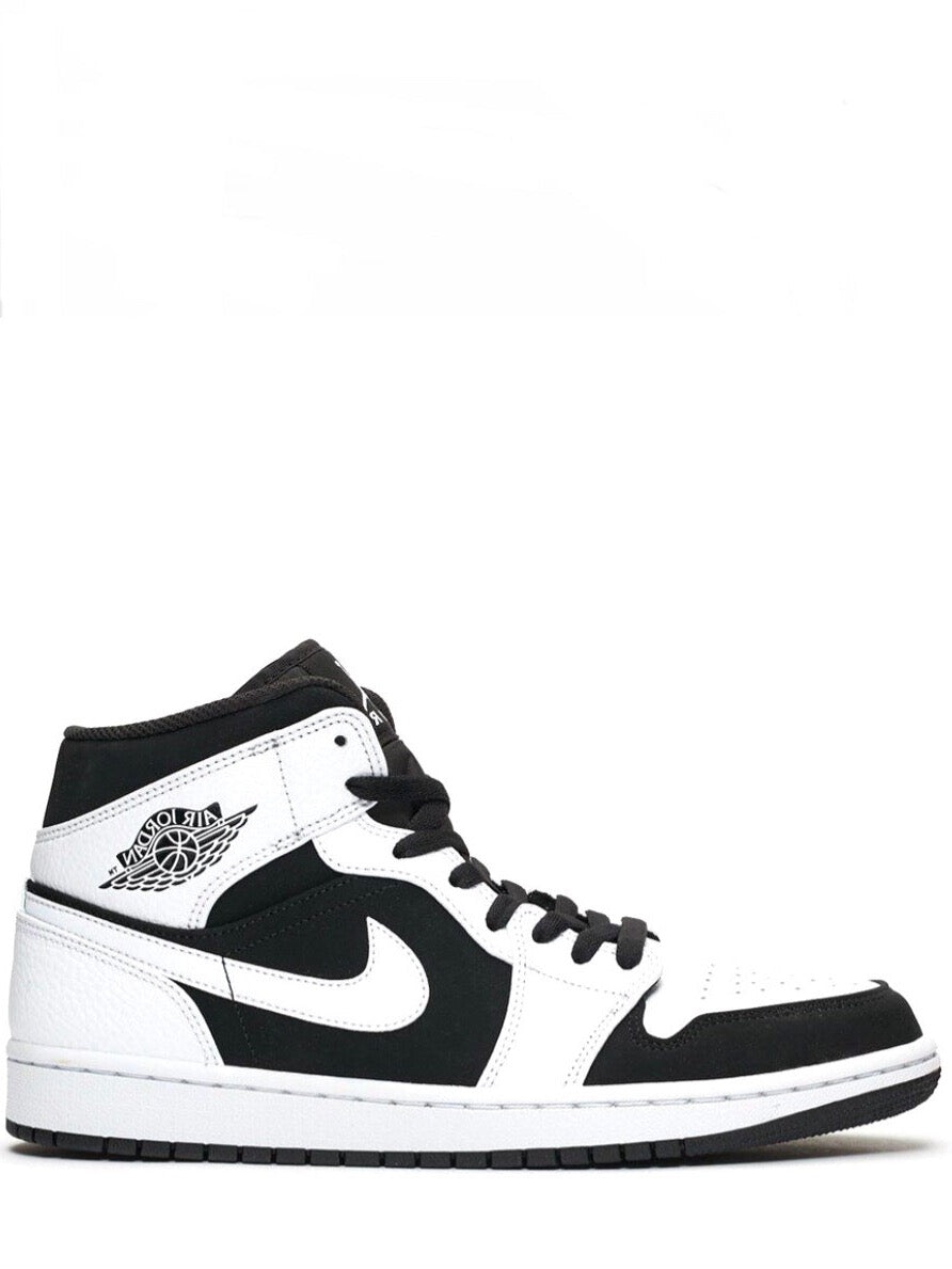 Womens air jordan 1 mid black and white new arrivals