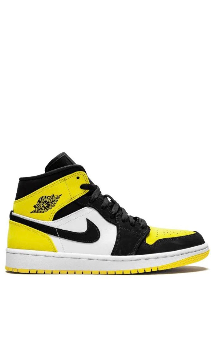 Nike Air Jordan 1 Mid Yellow Toe Unisex