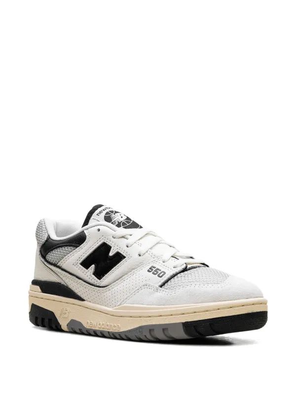 New Balance 550 Sea Salt with Black