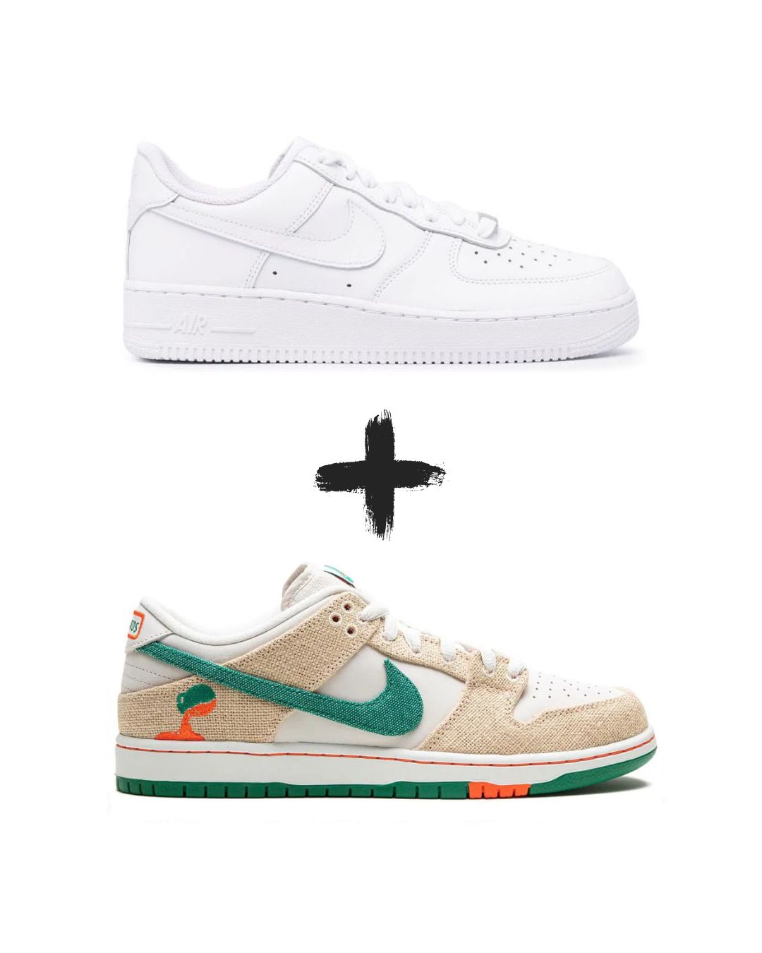 AirForce 1 Classic+Nike Dunk Low Jarrito's