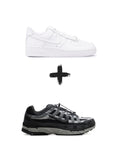 Nike Airforce 1 + Nike p6000