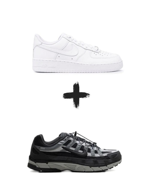 Nike Airforce 1 + Nike p6000