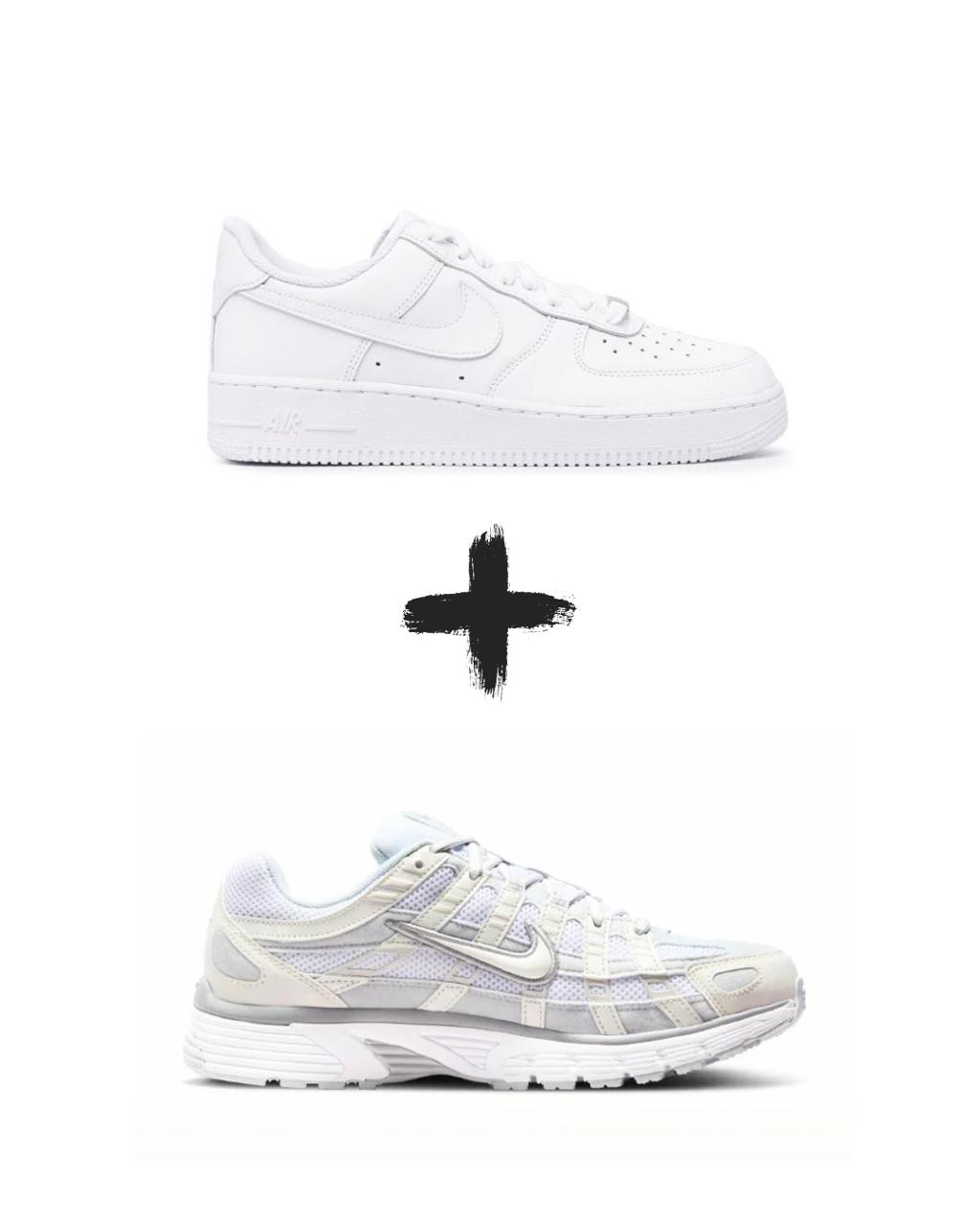 Nike Airforce 1 + Nike p6000