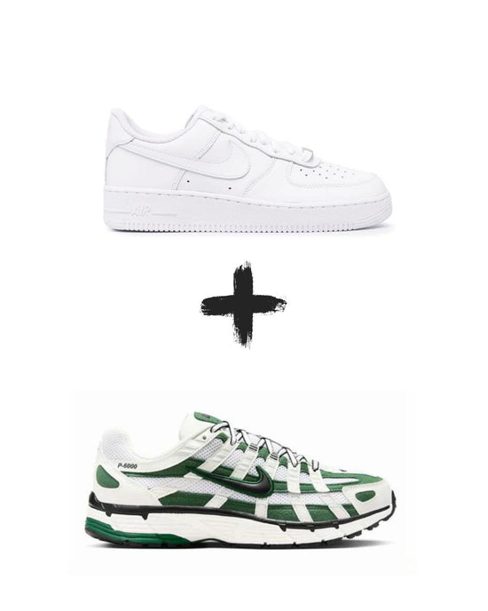 Nike Airforce 1 + Nike p6000