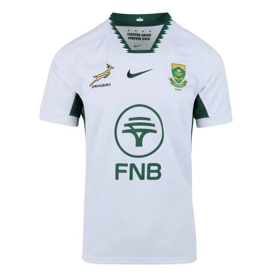 Springbok Rugby Away Shirts - White and Gold/Green