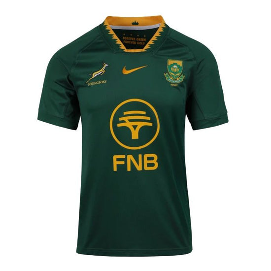 Springbok Rugby Home Shirt - Green and Gold