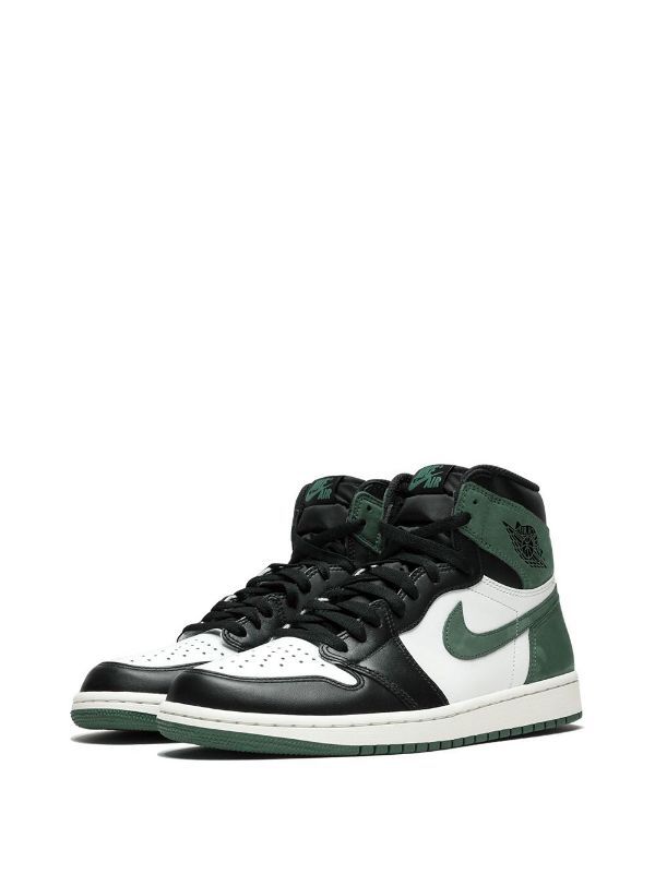 air jordan 1 retro high flyknit clay green